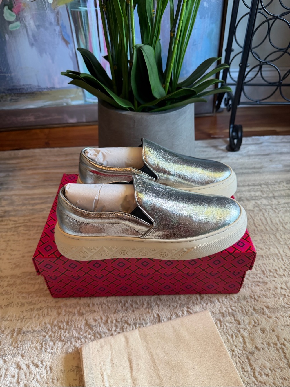 Tory Burch Ladybug Slip On Sneakers